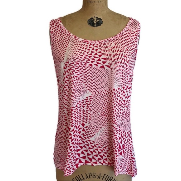 Lot Of 3 Tank Tops, Blue Red & Purple, Plus Size 1X - Picture 4 of 11